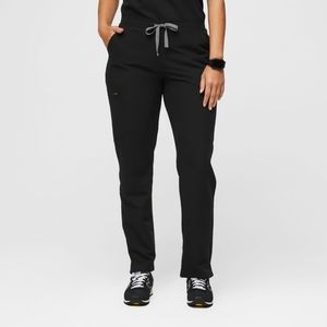 FIGS Yola Skinny Black Scrub Pant